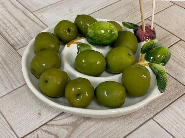 らせんオリーブ小皿